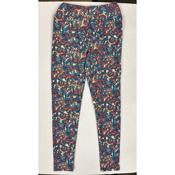 LulaRoe Women's Leggings One Size Paisley Pattern RN 142161 Pre-Owned - Picture 1 of 7